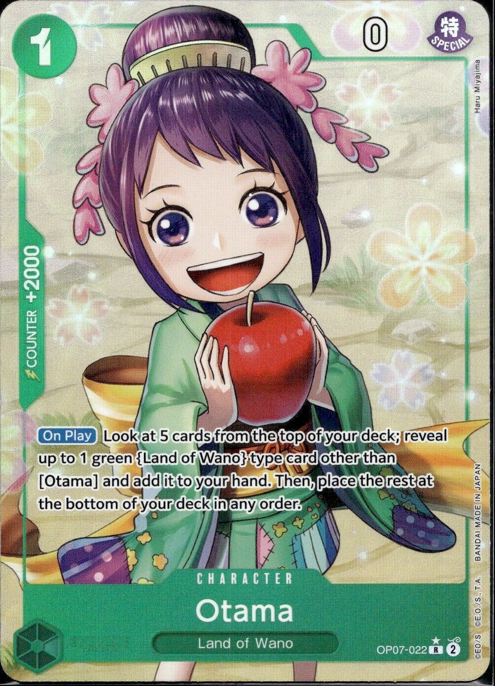 One Piece CCG Otama OP07-022 Alt Near Mint Condition