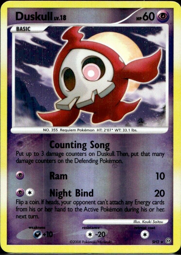 Pokemon Duskull SH2 D&P Stormfront Near Mint Condition