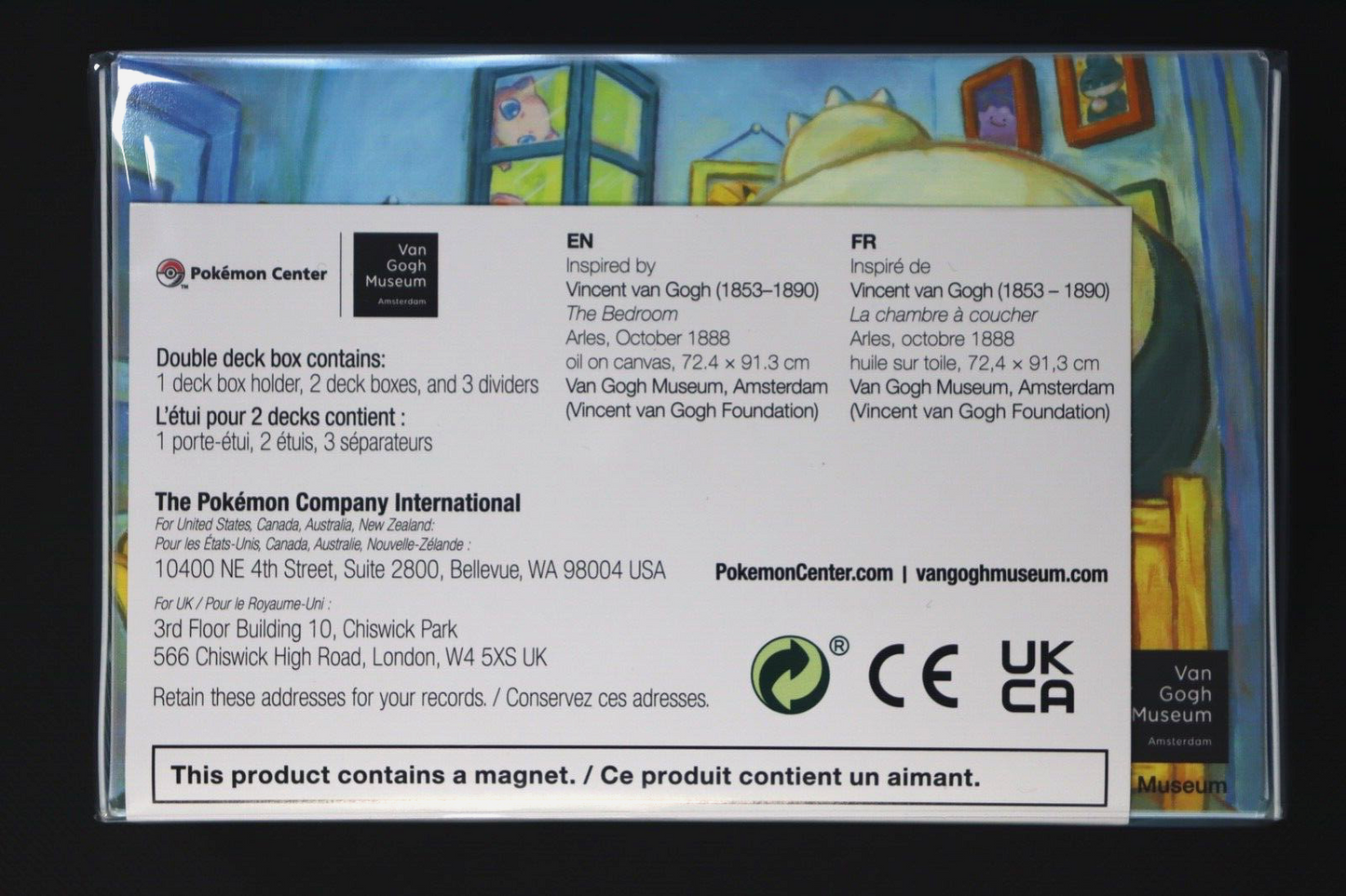 Pokemon Center x Van Gogh Museum Double Deck box Sealed