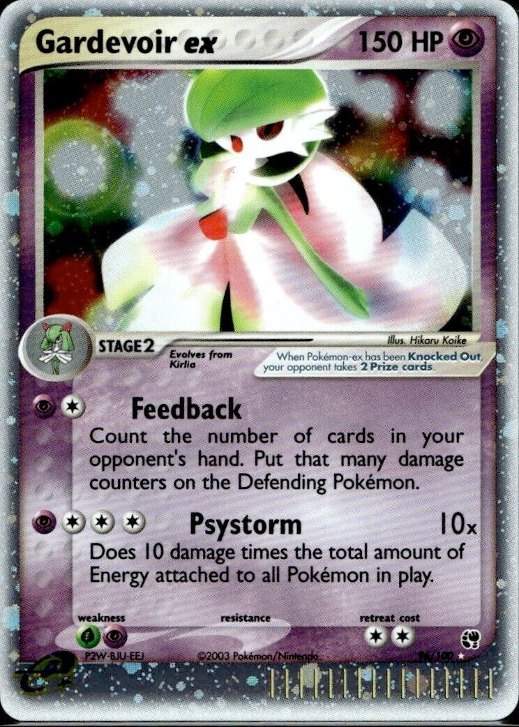 Pokemon Gardevoir ex 96/100 ex Sandstorm Near Mint Condition
