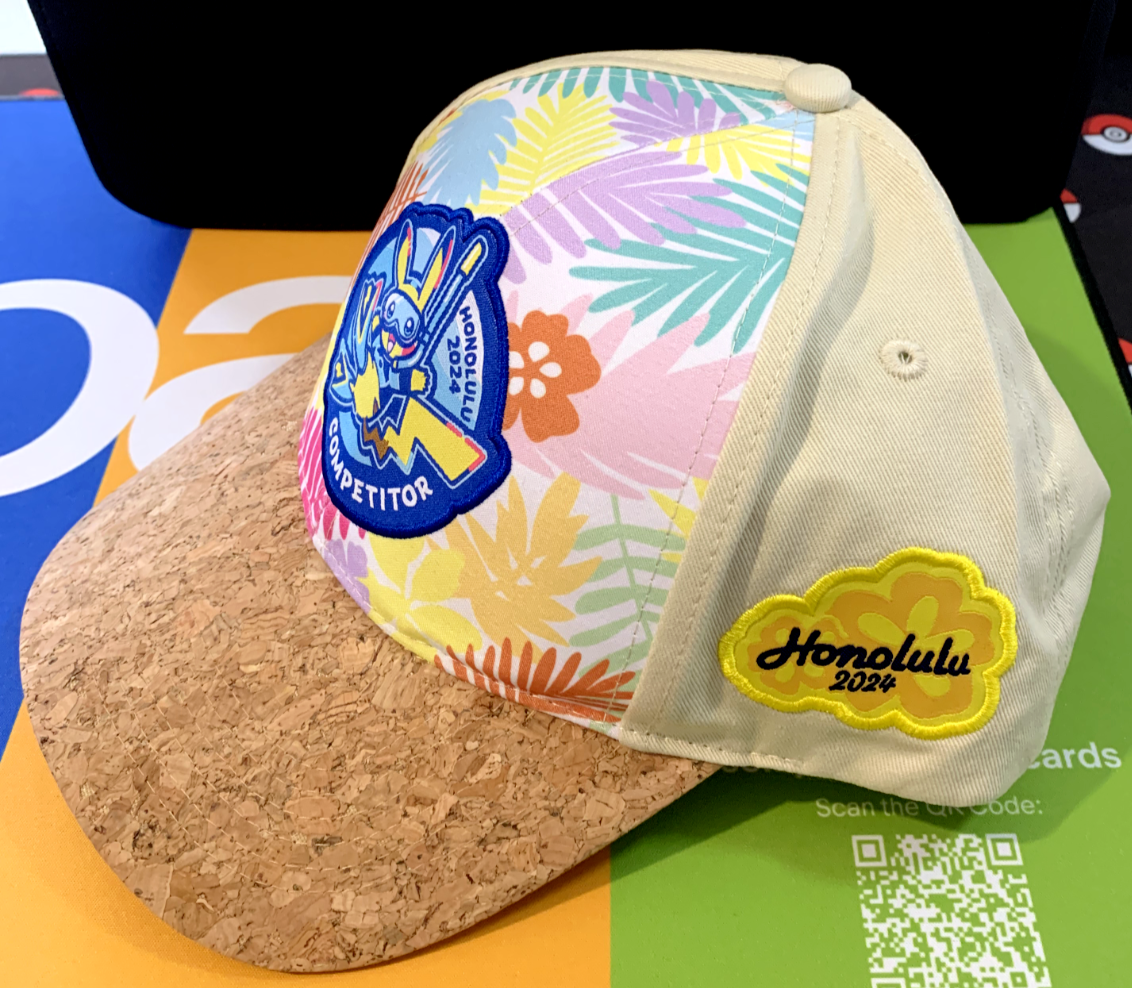 Pokemon 2024 Worlds Hawaii Honolulu Competitor exclusive Cap