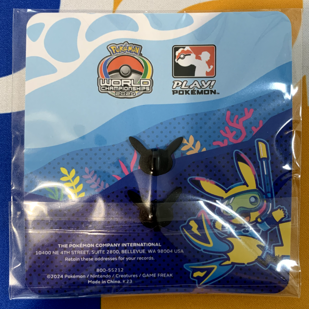 Pokemon 2024 Worlds Hawaii Honolulu Competitor exclusive Pin badge