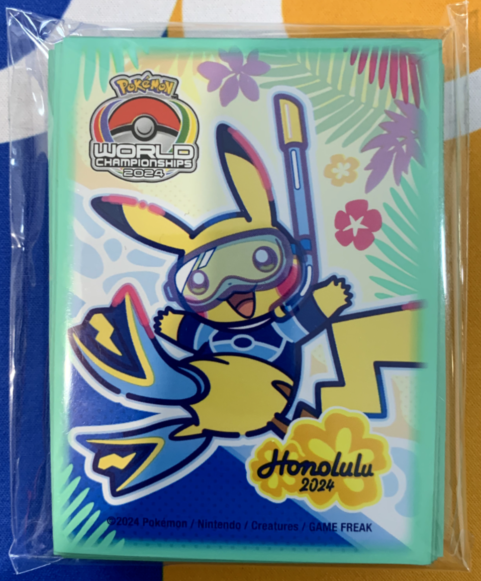 Pokemon 2024 Worlds Hawaii Honolulu Competitor exclusive sleeves 65 count