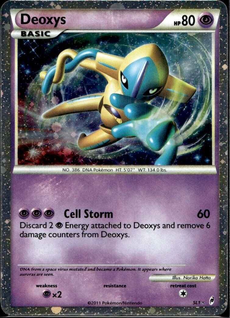 Pokemon Deoxys SL1 Call of Legends Light Play Condition