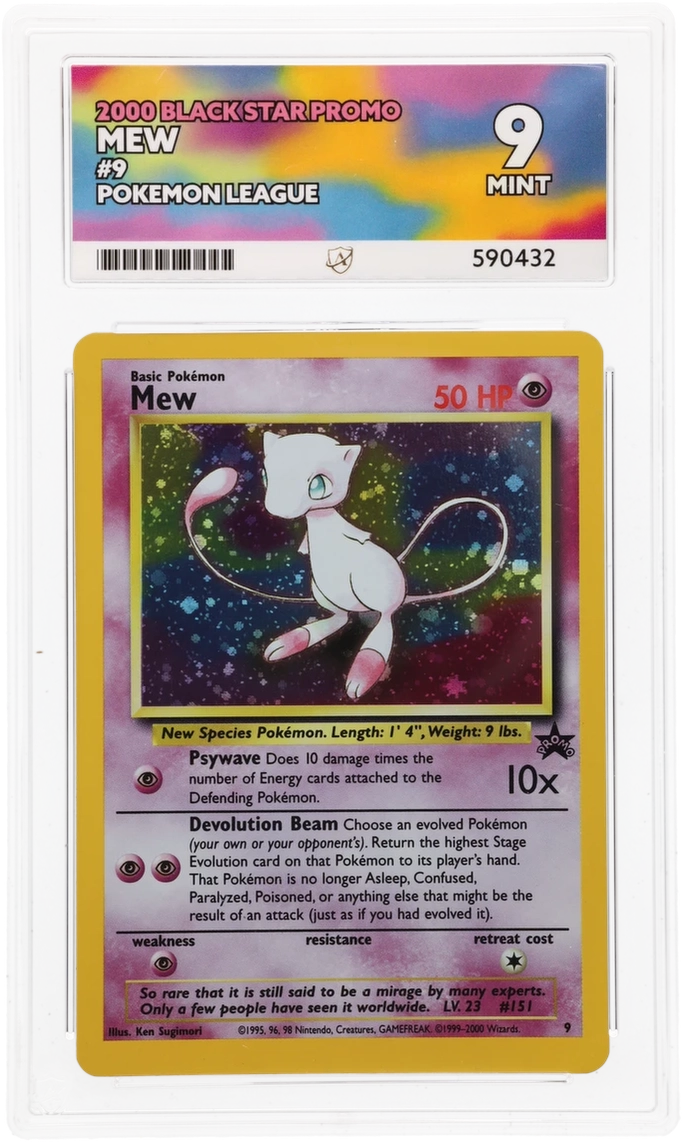 Mew Black Star Promo 9 ACE 9