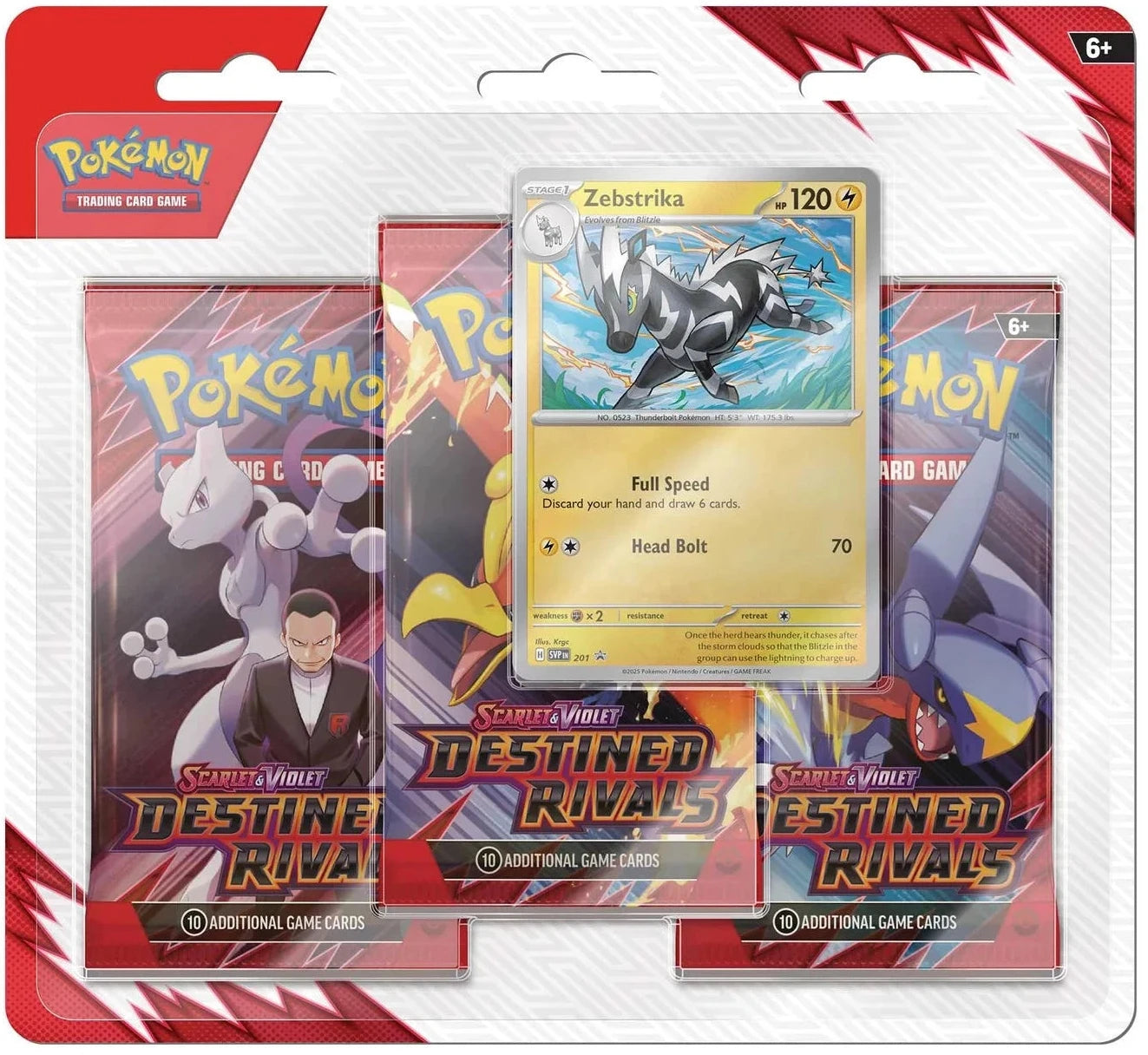 Pokemon S&V Destined Rivals Sealed Triple Blister Pack