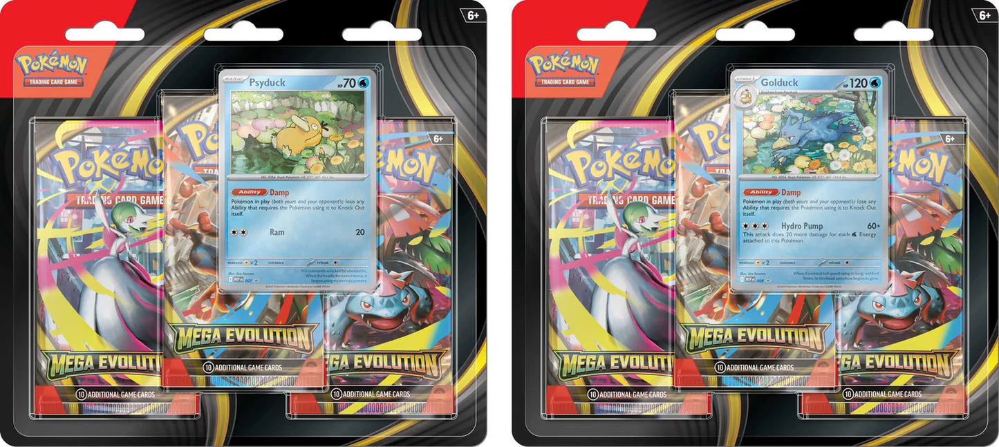 Pokemon Mega Evolutions Base Triple Blister Pack