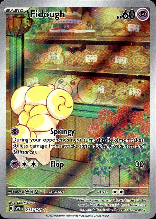 Pokemon Fidough 213/198 Art Rare Scarlet & Violet