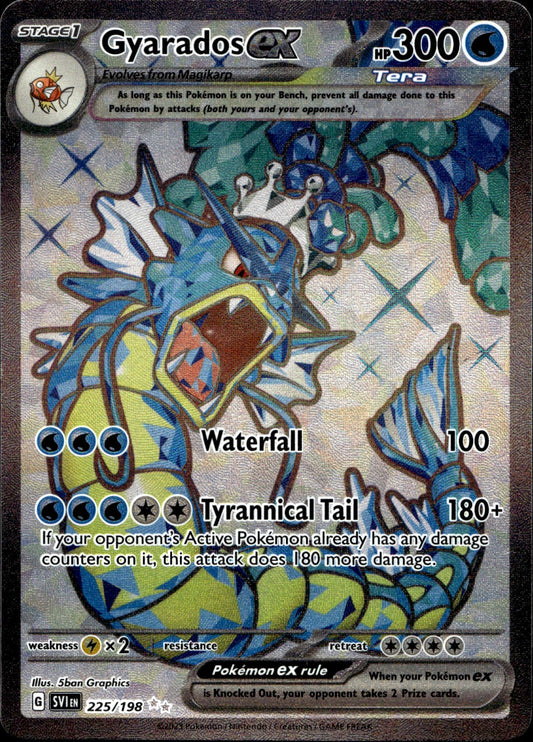 Pokemon Gyarados ex 225/198 Full Art Scarlet & Violet