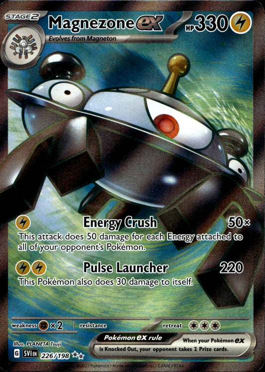 Pokemon Magnezone ex 226/198 Full Art Scarlet & Violet