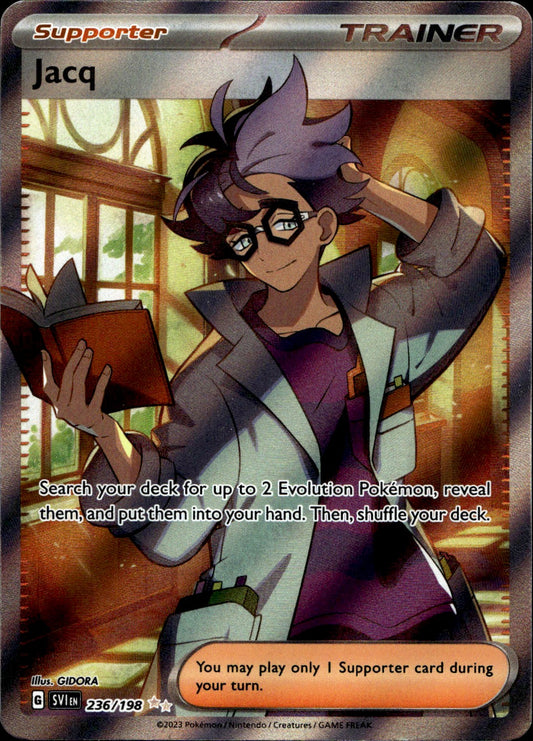 Pokemon Jacq 236/198 Full Art Scarlet & Violet