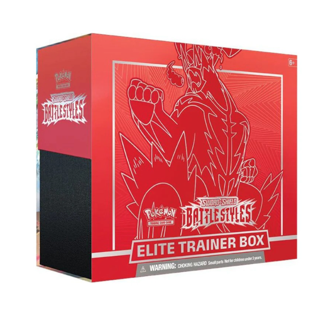 Pokemon SWSH Battle Styles Sealed Elite Trainer Box - Red