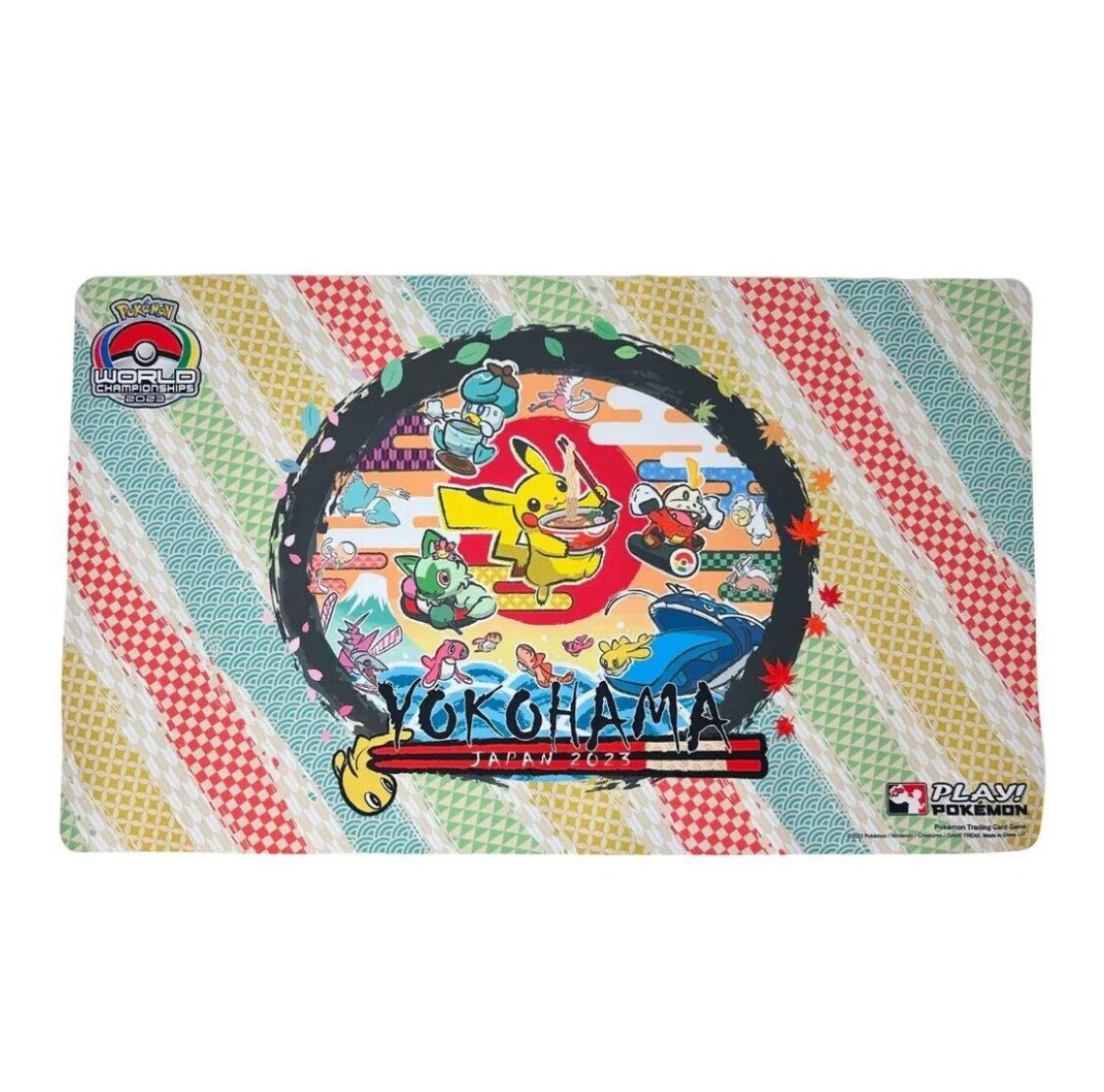 Pokemon 2023 Yokohama Worlds Playmat + Bag