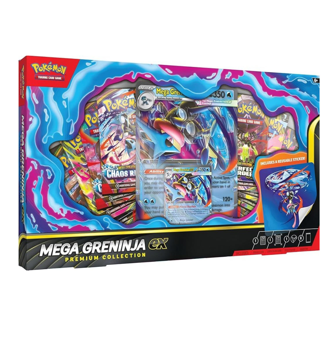 Pokemon Mega Greninja ex Premium Collection Box Sealed