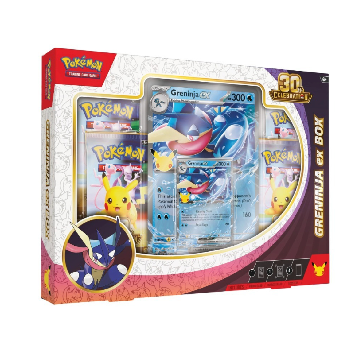 Pokemon 30th Celebrations Greninja ex Box - Pre Order