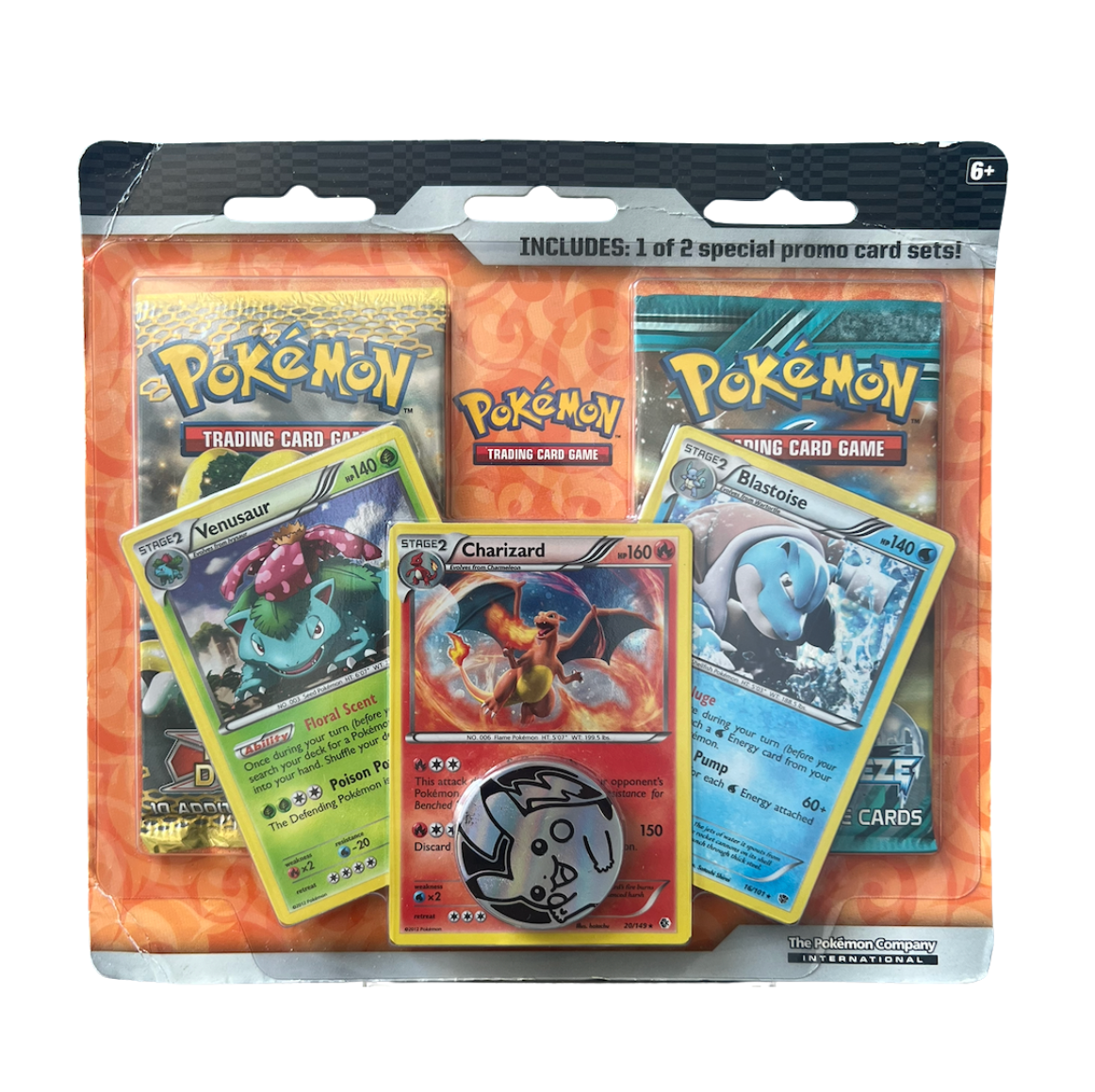 Pokemon B&W Double Blister Pack featuring Charizard Promo