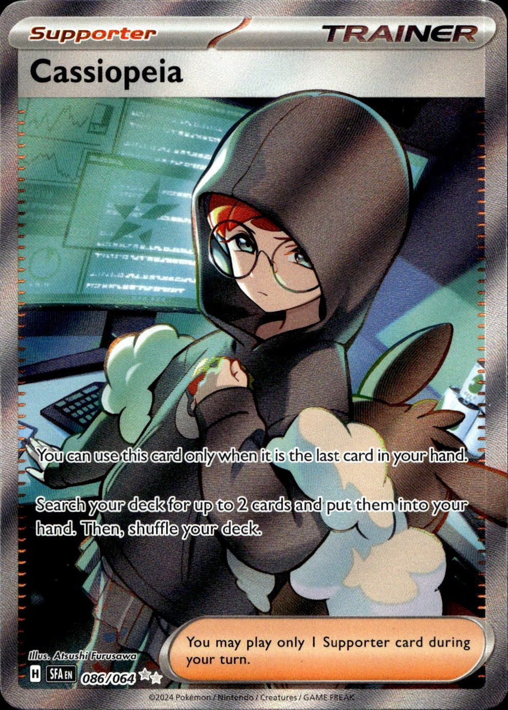 Cassiopeia 86/64 Ultra Rare Shrouded Fable Pokemon Near Mint
