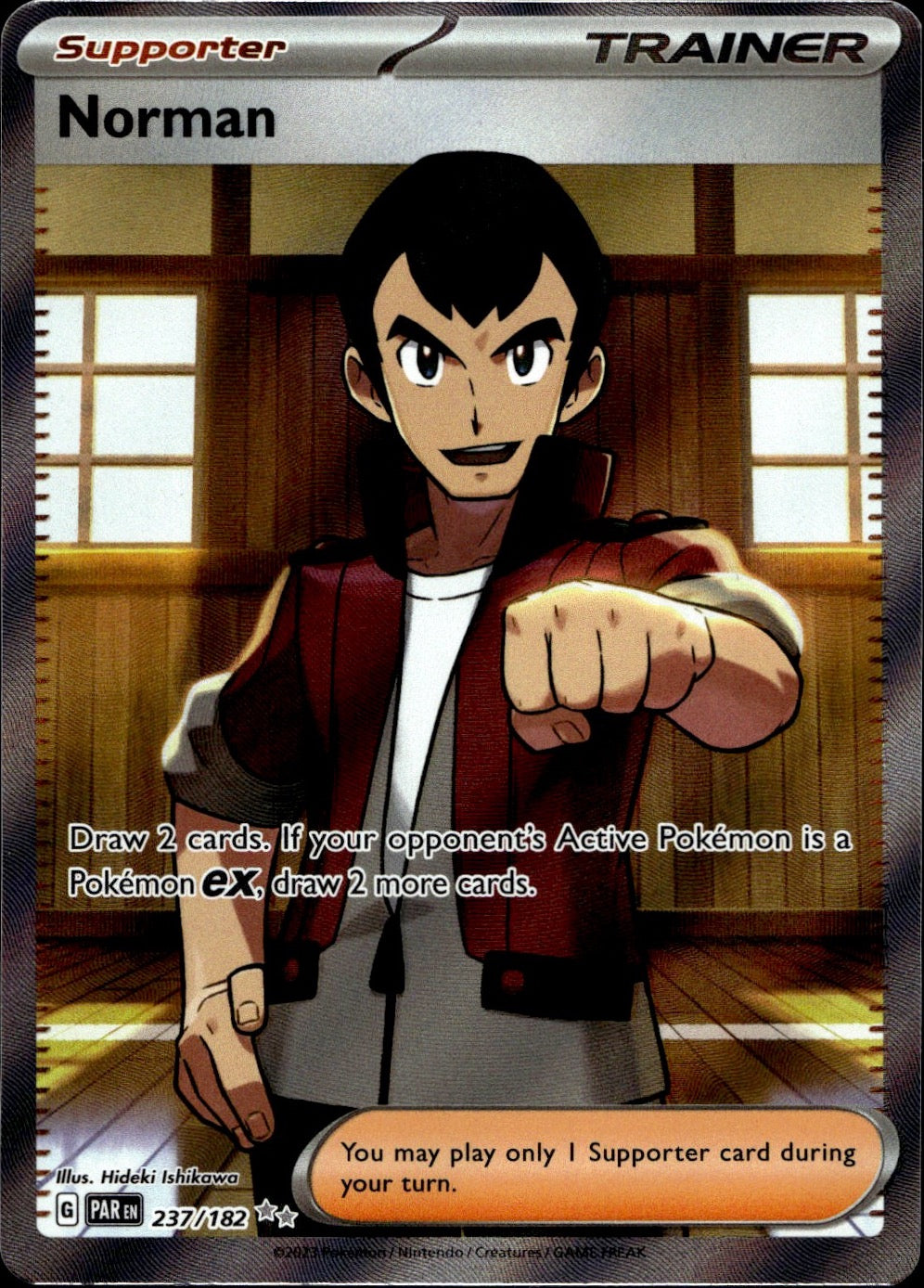 Norman 237/182 Ultra Rare Paradox Rift Pokemon Near Mint