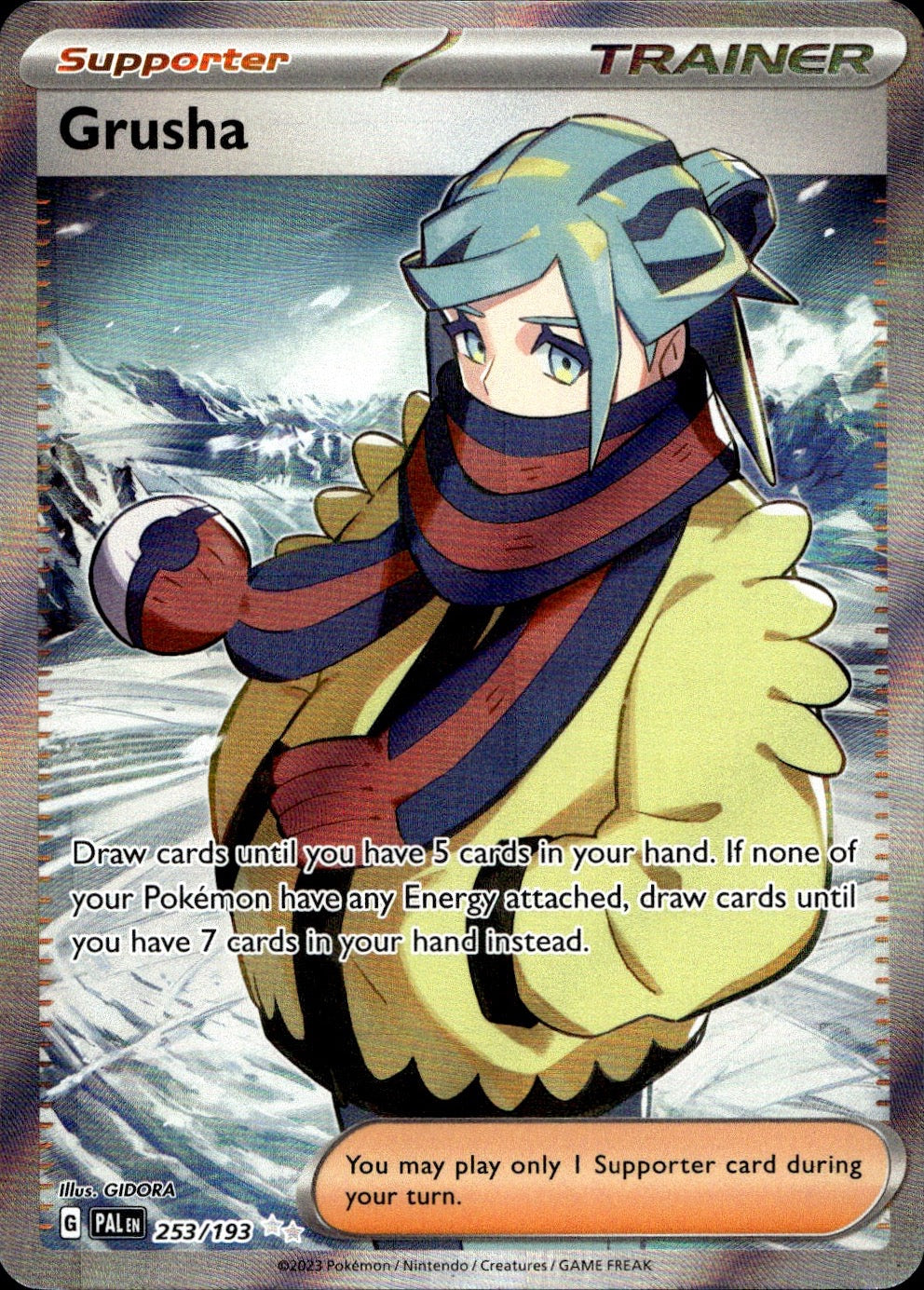 Grusha 253/193 Ultra Rare Paldea Evolved Pokemon Near Mint