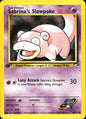 Sabrina's Slowpoke 95/132 Gym Heroes Common Pokemon 1st Edition Near Mint