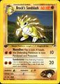 Brock's Sandslash 23/132 Gym Heroes Rare Pokemon 1st Edition Near Mint