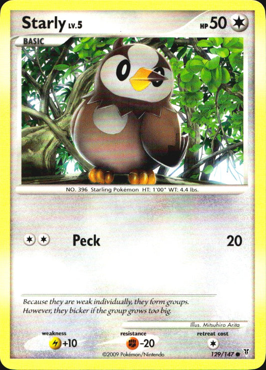 Starly 129/147 Supreme Victors Common Pokemon Near Mint