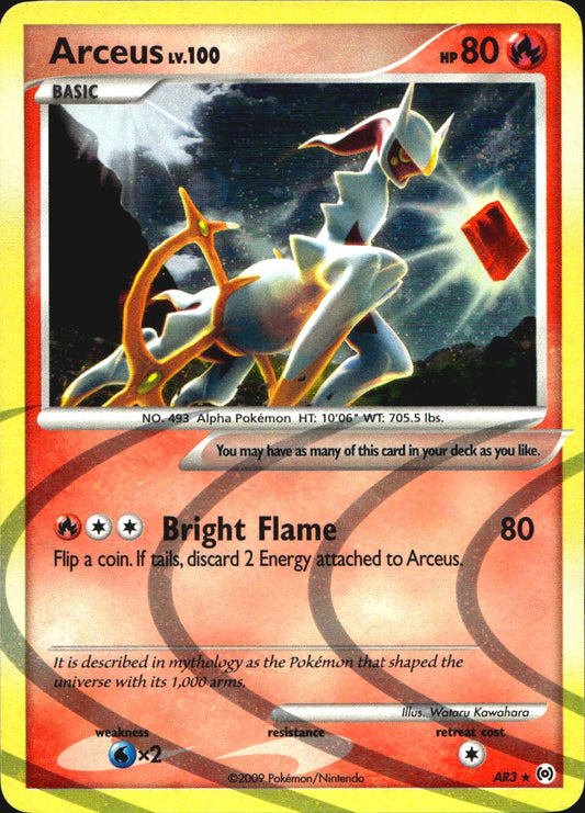 Arceus (AR3) AR3 Arceus Holo Rare Pokemon Near Mint