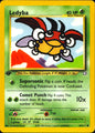 Ledyba 63/111 Common Neo Genesis Pokemon 1st Edition Near Mint