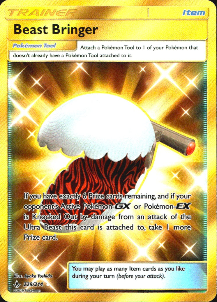 Beast Bringer 229/214 Unbroken Bonds Secret Rare Pokemon Holo Near Mint