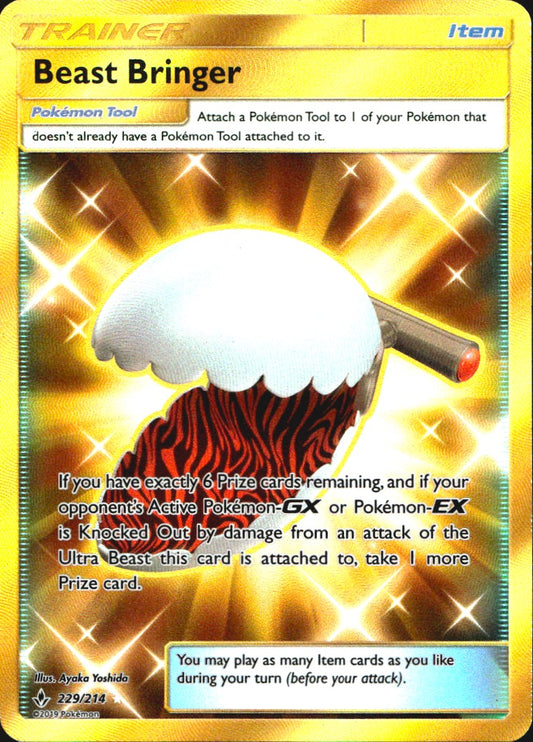 Beast Bringer 229/214 Unbroken Bonds Secret Rare Pokemon Holo Near Mint