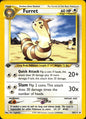 Furret 35/111 Uncommon Neo Genesis Pokemon 1st Edition Near Mint
