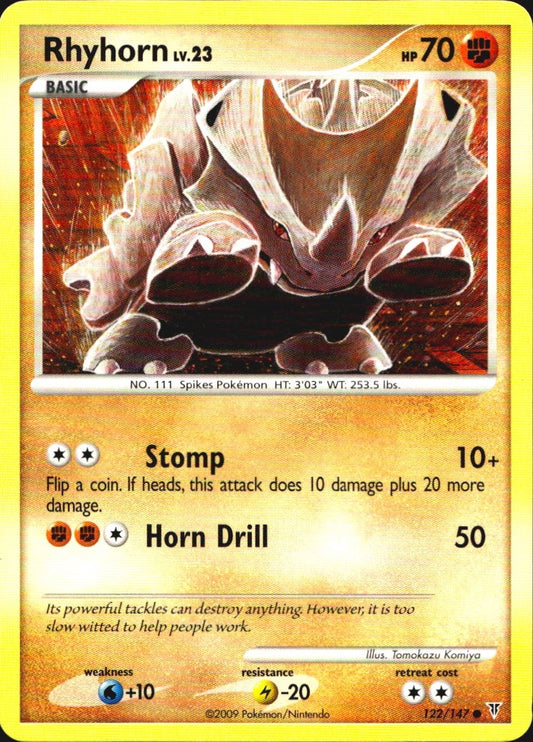 Rhyhorn 122/147 Supreme Victors Common Pokemon Near Mint