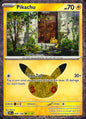 Pikachu 039/128 ME: 30th Celebration Holo Pikachu Rare Pokemon Near Mint