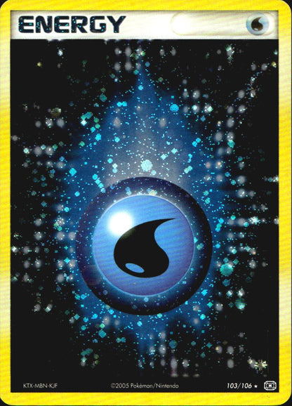 Water Energy 103/106 Emerald Holo Rare Pokemon Lightly Played