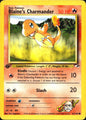Blaine's Charmander 61/132 Gym Heroes Common Pokemon 1st Edition Near Mint