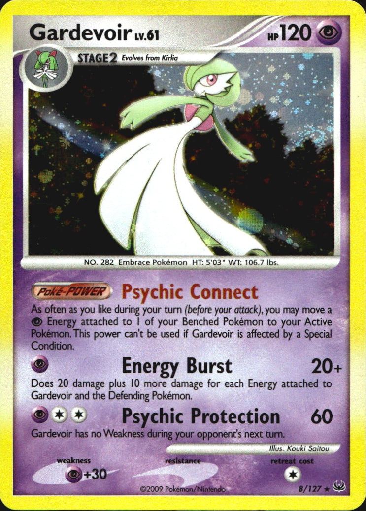 Gardevoir 8/127 Holo Rare Platinum Pokemon Near Mint