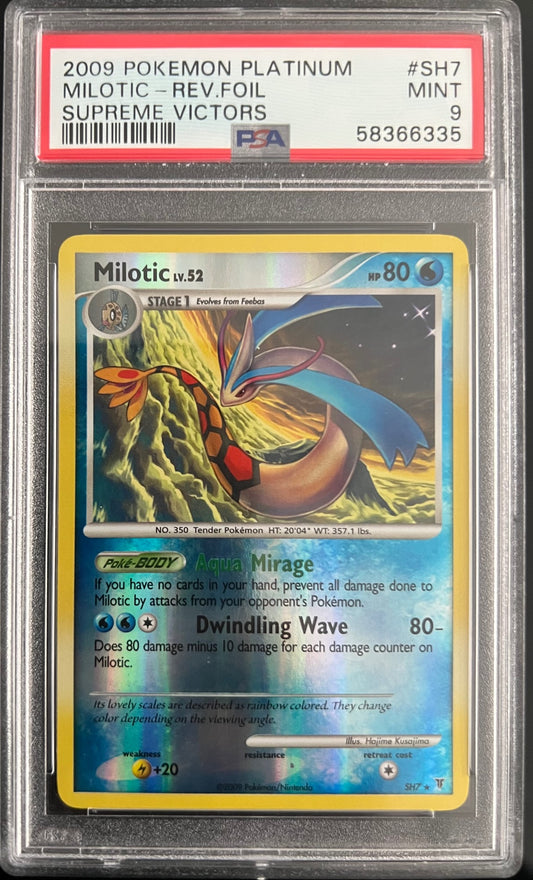 Milotic Reverse Holo SH7 Supreme Victors Pokemon PSA 9