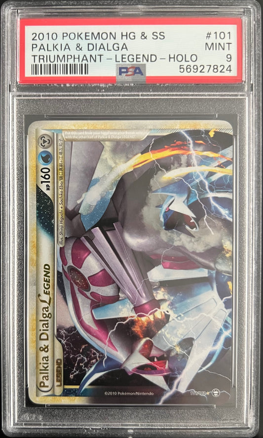 Palkia & Dialga Legend Holo 101/123 Pokemon PSA 9