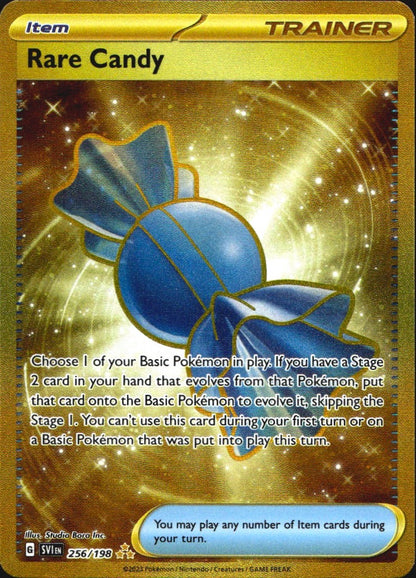 Rare Candy 256/198 Hyper Rare Scarlet & Violet Pokemon Near Mint