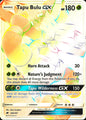 Tapu Bulu GX 149/147 Burning Shadows Rainbow Rare Pokemon Holo Near Mint