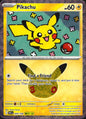 Pikachu 029/128 ME: 30th Celebration Holo Pikachu Rare Pokemon Near Mint