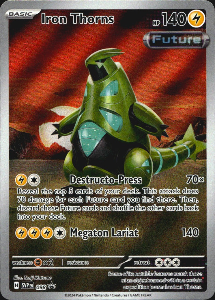 Iron Thorns 098 Holo Promo Scarlet & Violet Promo Pokemon Near Mint