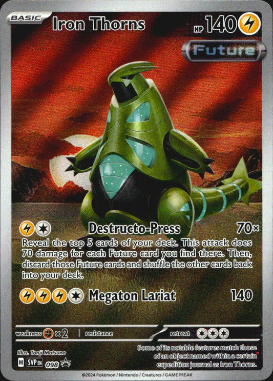 Iron Thorns 098 Holo Promo Scarlet & Violet Promo Pokemon Near Mint