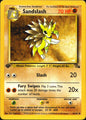 Sandslash 41/62 Fossil Uncommon Pokemon 1st Edition Near Mint