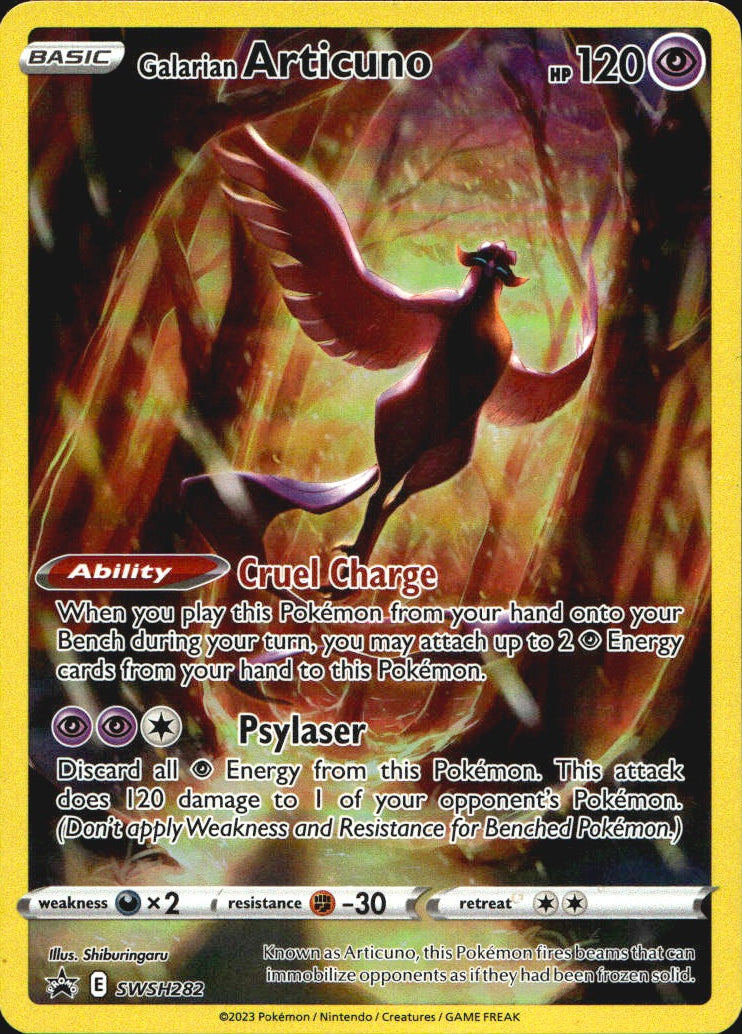 Galarian Articuno SWSH282 Holo Promo Sword & Shield Promo Pokemon Near Mint