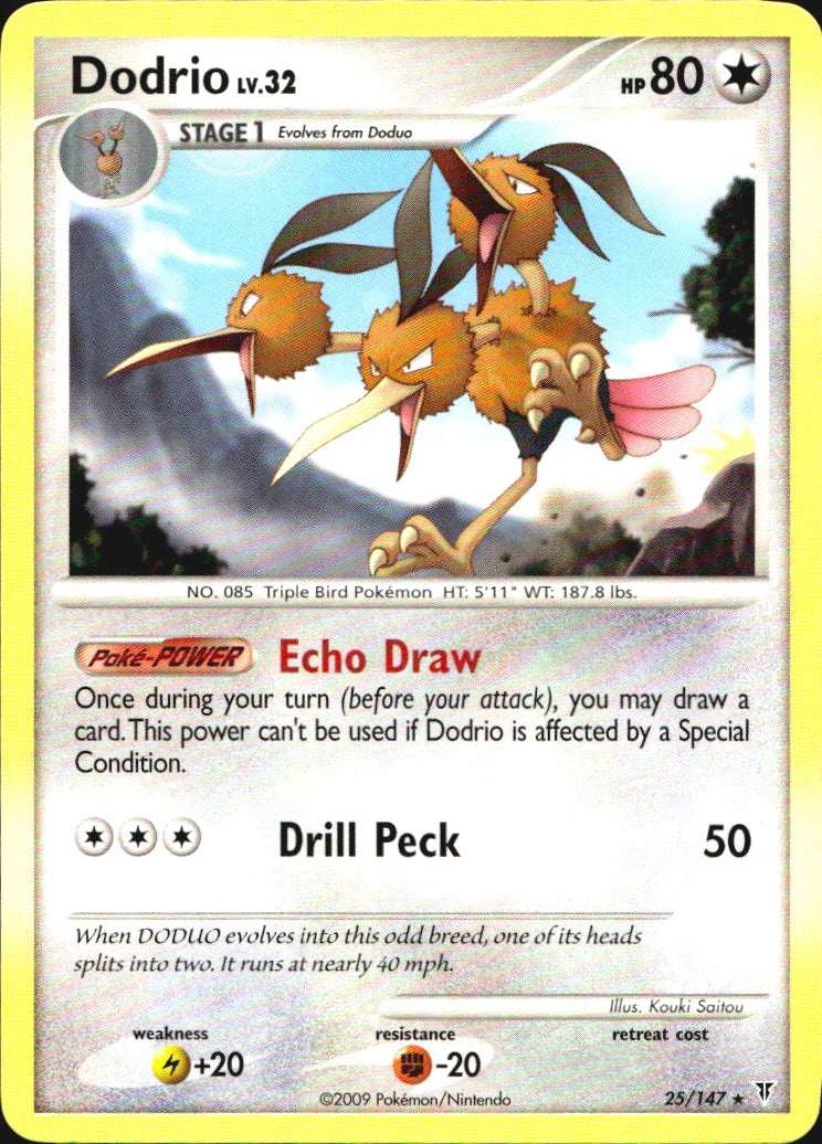 Dodrio 25/147 Supreme Victors Rare Pokemon Near Mint