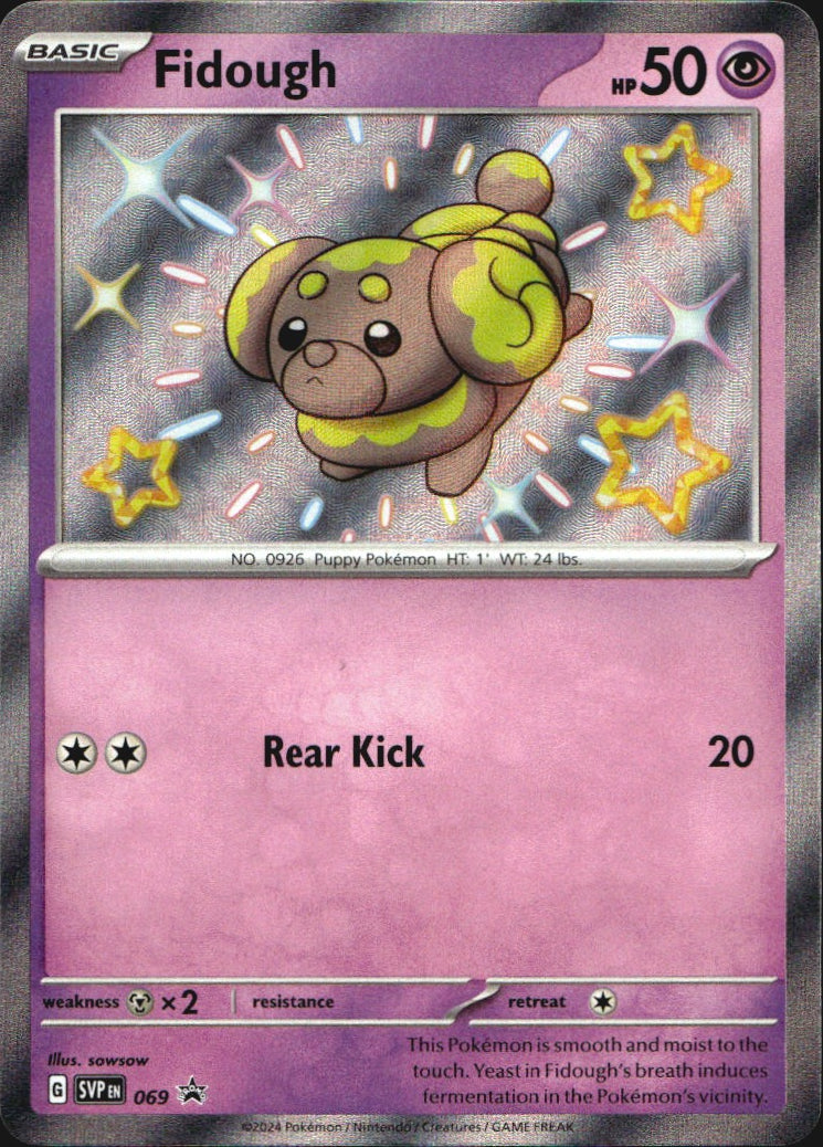 Fidough 069 Scarlet & Violet Promo Holo Promo Pokemon Near Mint