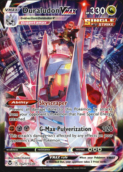 Duraludon VMAX TG21/TG30 Silver Tempest Trainer Gallery Holo Pokemon NM