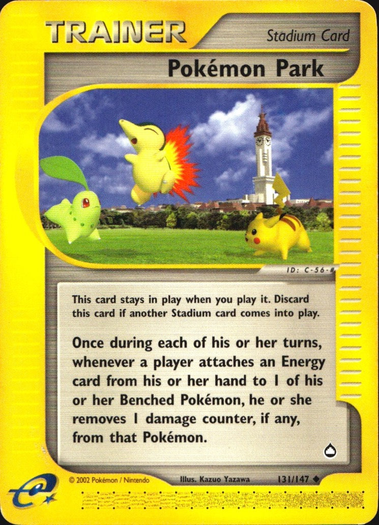 Pokemon Park 131/147 Uncommon Aquapolis Pokemon Lightly Played