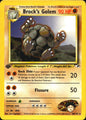 Brock's Golem 20/132 Gym Heroes Rare Pokemon 1st Edition Near Mint